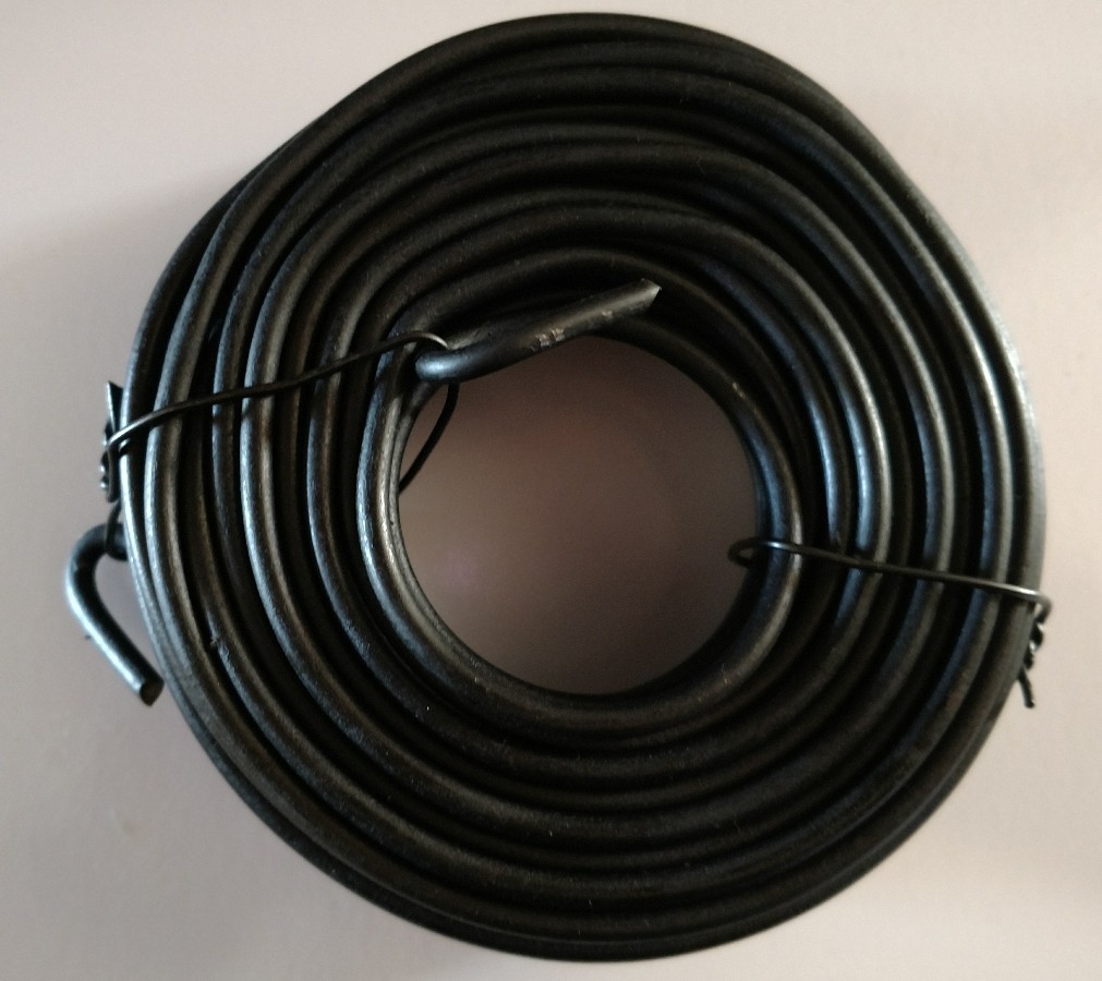 9 GAUGE BLACK TRAPPING WIRE SNARE SUPPORT WIRE 3.5 LBS ROLL ANNEALED 9 GAUGE BLACK TRAPPING WIRE SNARE SUPPORT WIRE 3.5 LBS ROLL ANNEALED