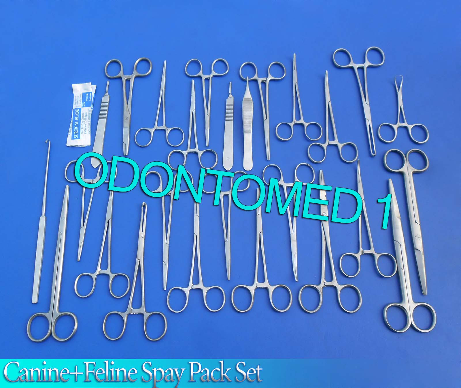 126 Pcs Canine+feline Spay Pack Veterinary Surgical Instruments DS-1084 126 Pcs Canine+feline Spay Pack Veterinary Surgical Instruments DS-1084
