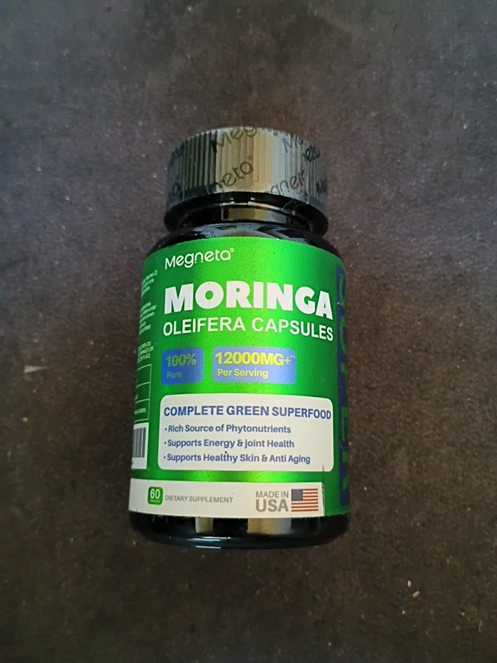 Megneta Moringa 60 Capsules 12000mg Oleifera Supplement Green Superfood Megneta Moringa 60 Capsules 12000mg Oleifera Supplement Green Superfood