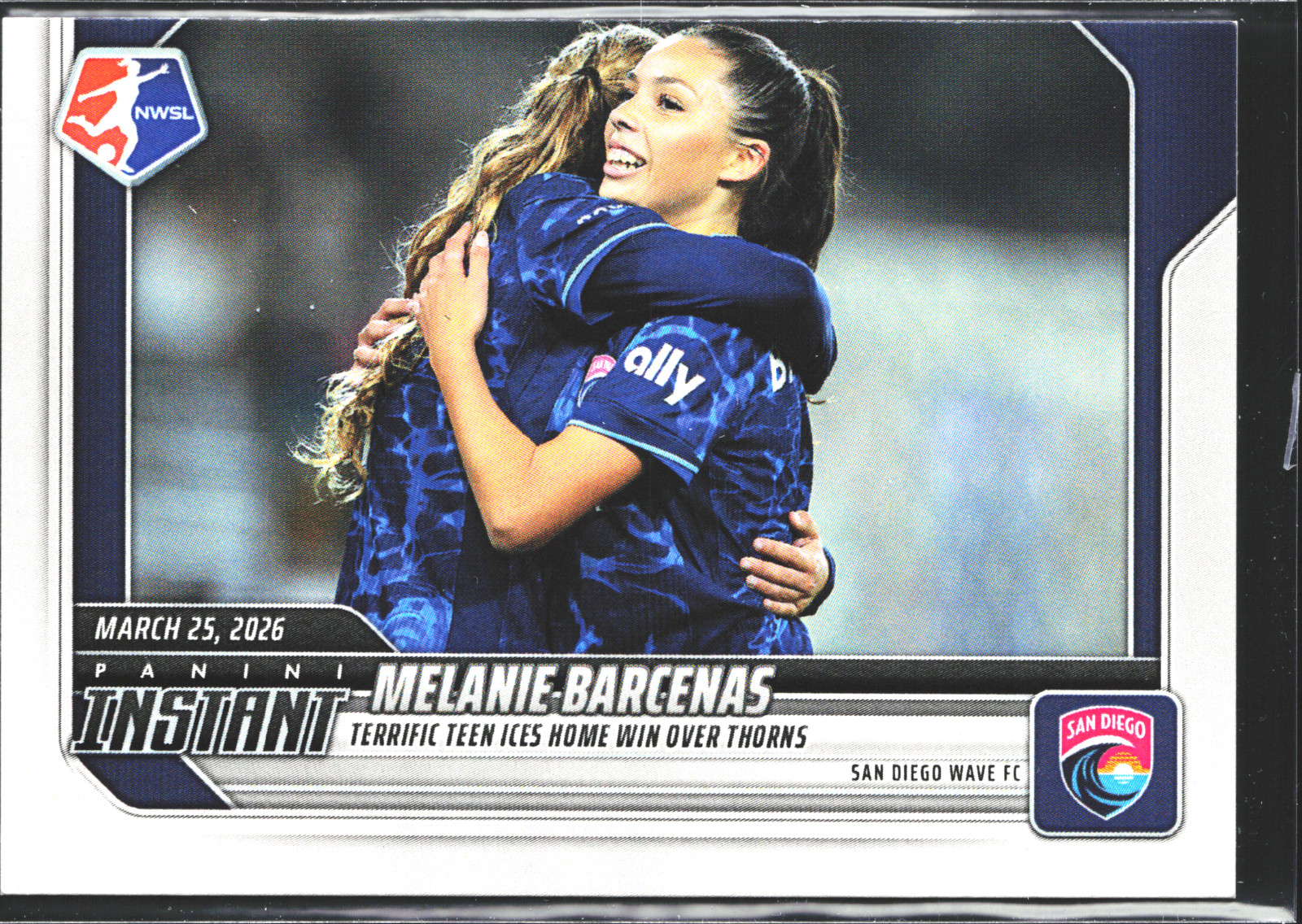 Melanie Barcenas Soccer Card Limited Edition Only 82 Made 2026 San Diego Wave