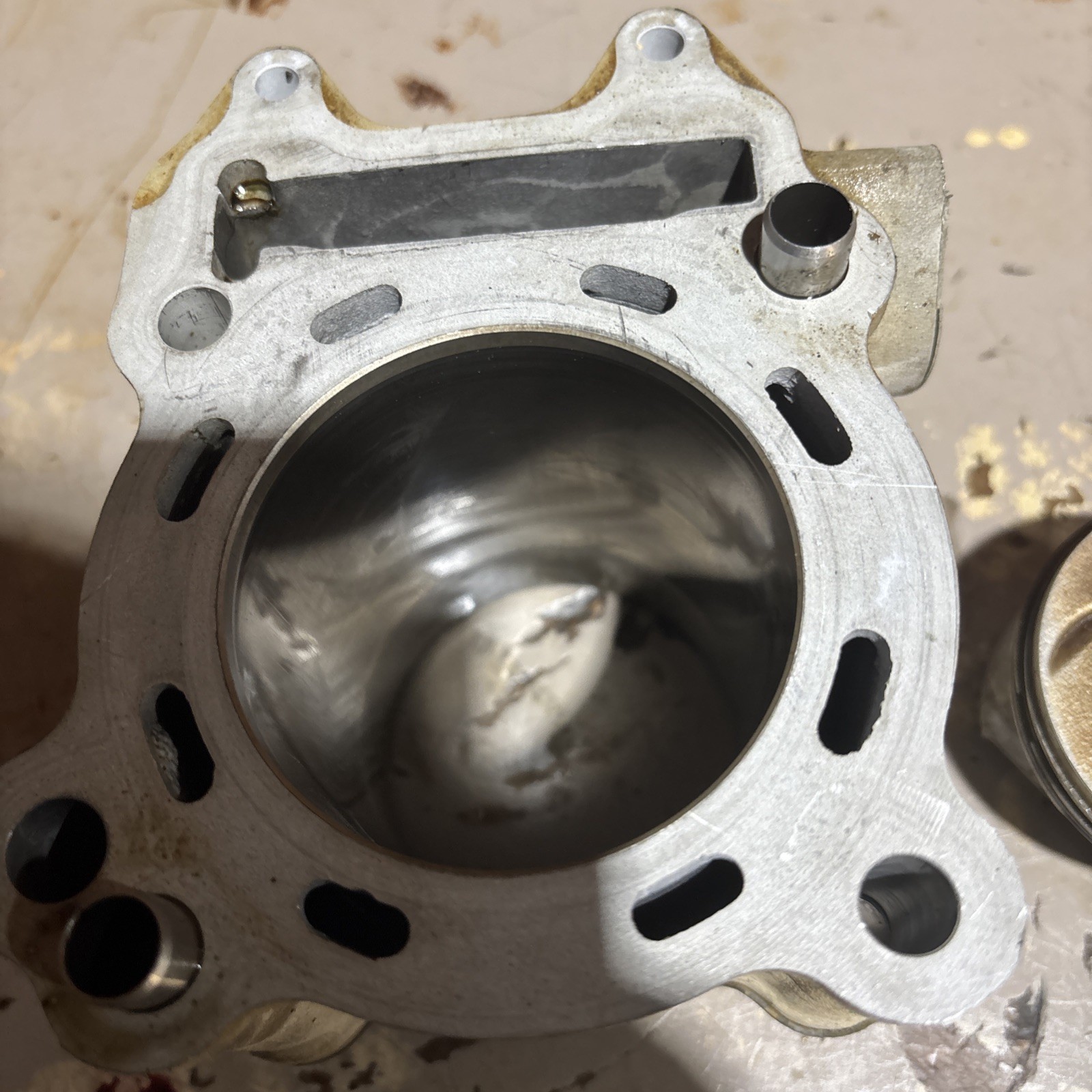 2009 CAN-AM DS250 ENGINE CYLINDER JUG BARREL + PISTON ~ OEM A43 2009 CAN-AM DS250 ENGINE CYLINDER JUG BARREL + PISTON ~ OEM A43