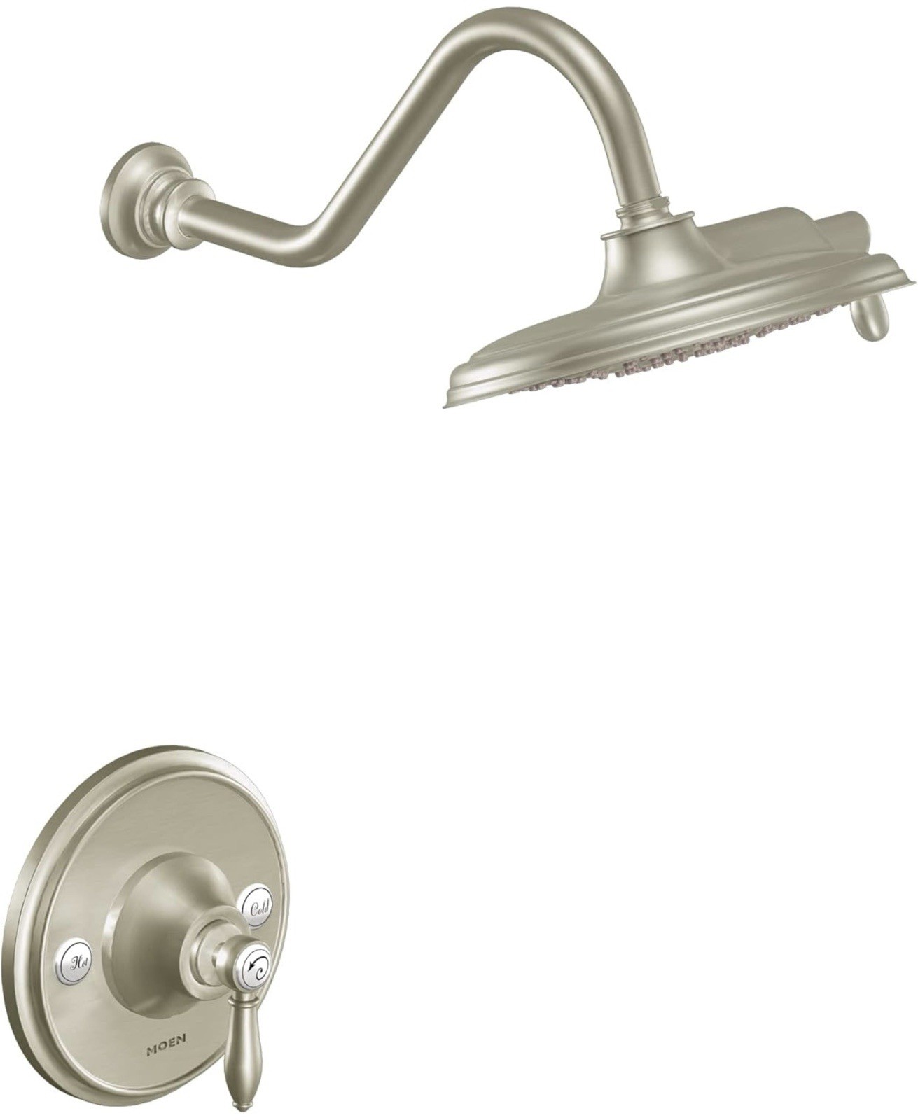 Moen TS32102BN Weymouth Brushed Nickel Shower Trim Kit - Valve Required
