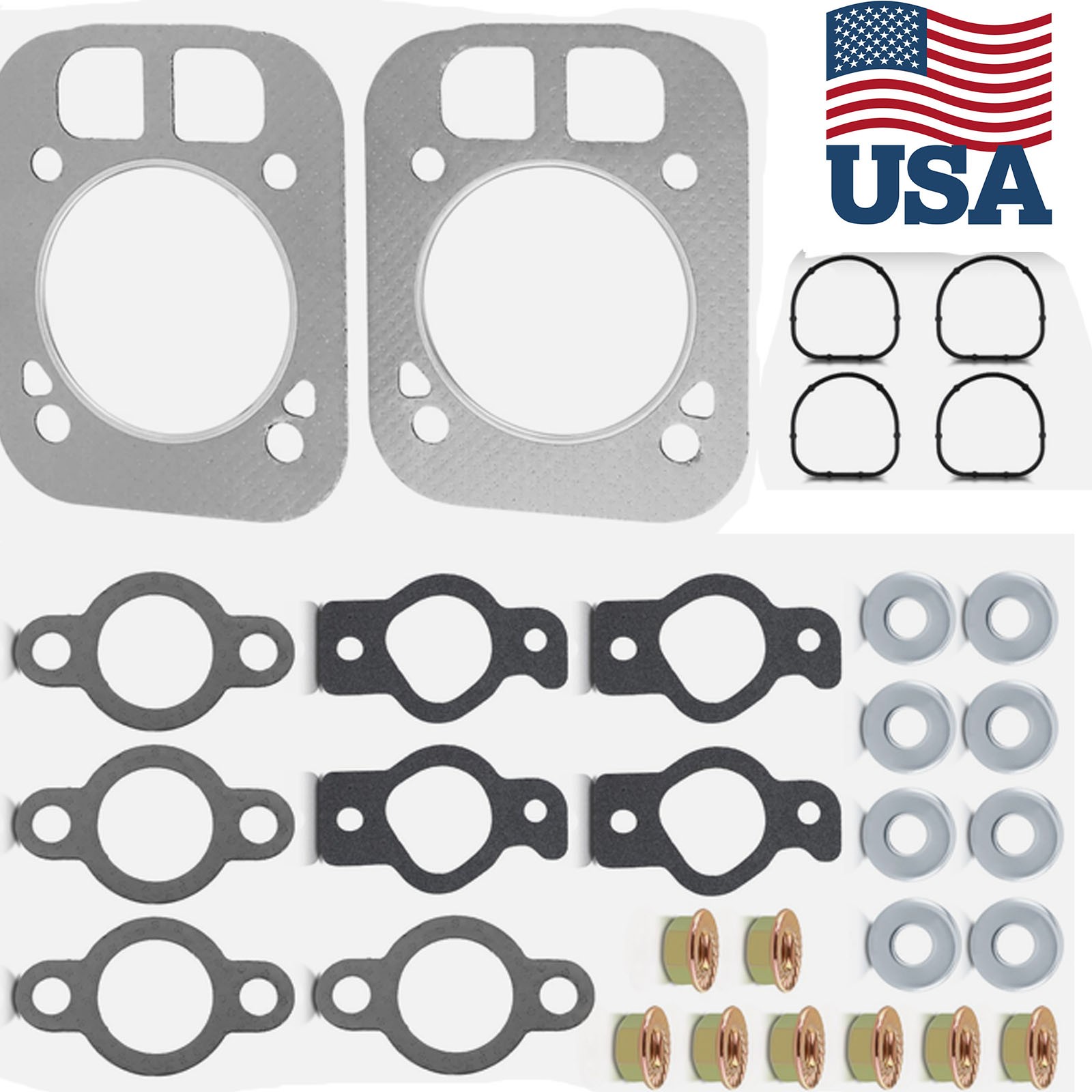 2x Engine Cylinder Head Gasket For Kohler KT715, KT725, KT730, KT735 32-841-02-S 2x Engine Cylinder Head Gasket For Kohler KT715, KT725, KT730, KT735 32-841-02-S