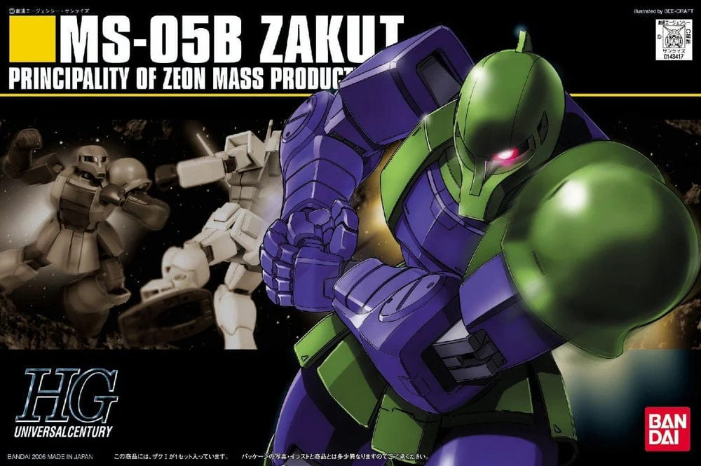 #64 Zaku I Mobile Suit Gundam, Bandai Hobby HGUC 1/144 #64 Zaku I Mobile Suit Gundam, Bandai Hobby HGUC 1/144