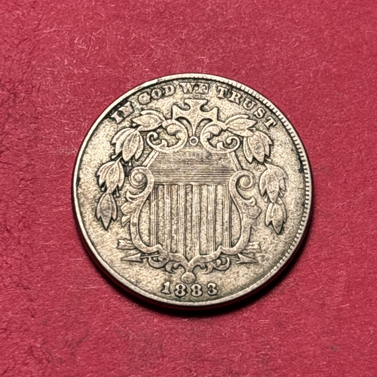 (1) Beautiful Antique 1883 Shield Nickel CHOICE VF-VERY FINE NICE DETAIL (1) Beautiful Antique 1883 Shield Nickel CHOICE VF-VERY FINE NICE DETAIL