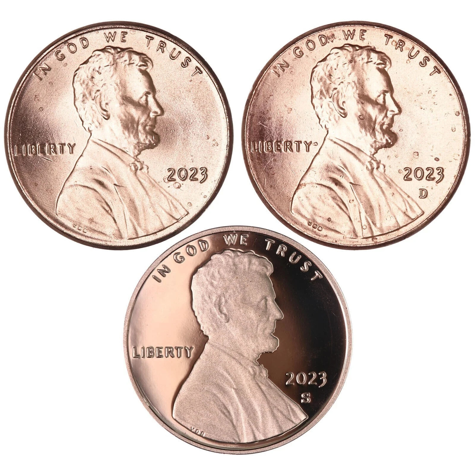 2023 P D S Lincoln Shield Cent 3 Coin Set 2023 P D S Lincoln Shield Cent 3 Coin Set