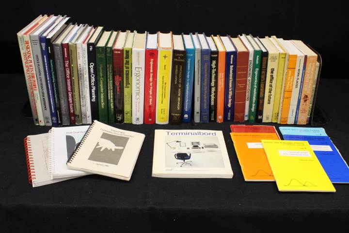 Lot of 46 Vintage Work Design: Occupational Ergonomics Books with Cool Designs