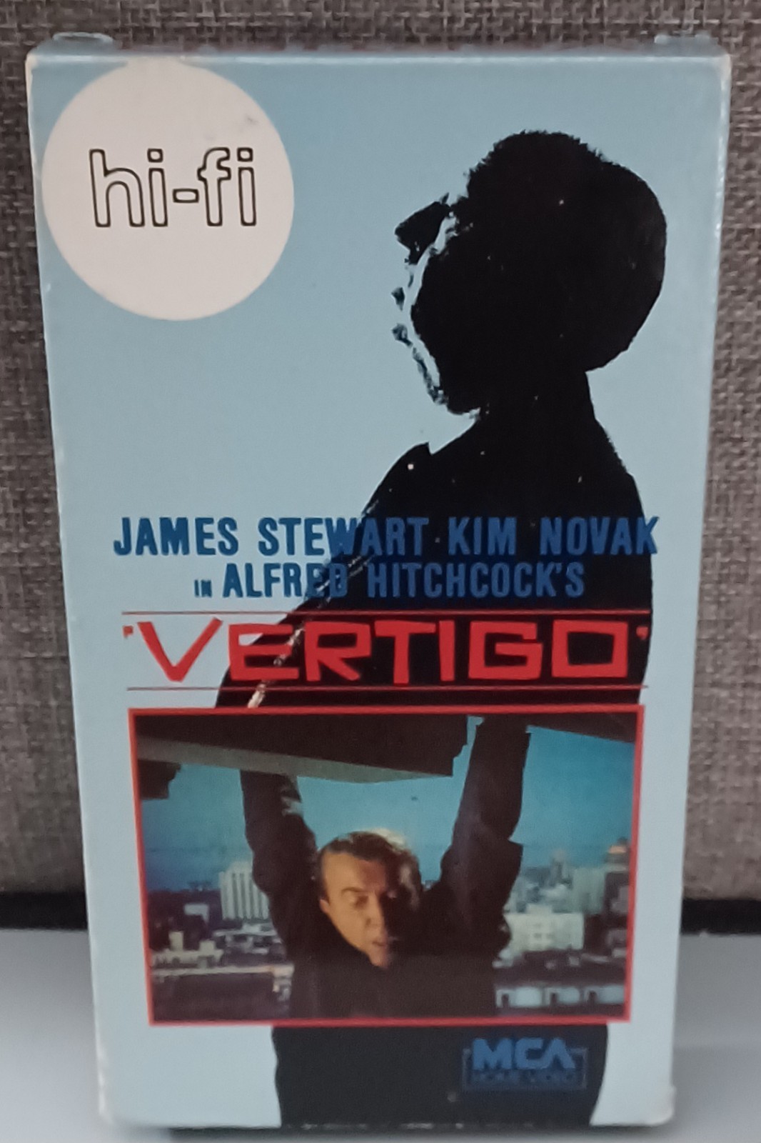 Vertigo (VHS, 1984) Alfred Hitchcock James Stewart Kim Novak