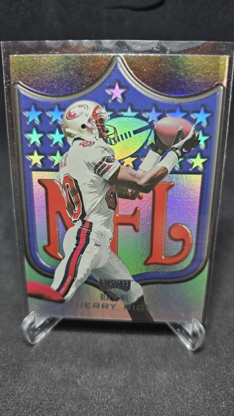 1998 Playoff Prestige #10 Jerry Rice Best of The NFL Non Die Cut RARE RETAIL SSP