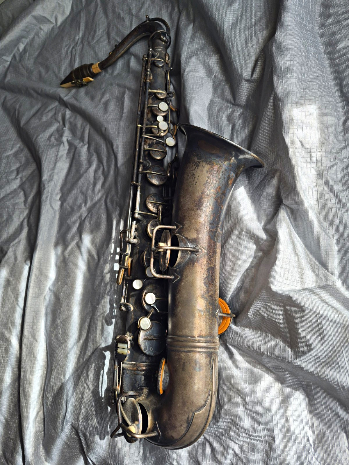 Vintage Rudolph Wurlitzer saxophone Silver-Plated Brass Saxophone Vintage Rudolph Wurlitzer saxophone Silver-Plated Brass Saxophone