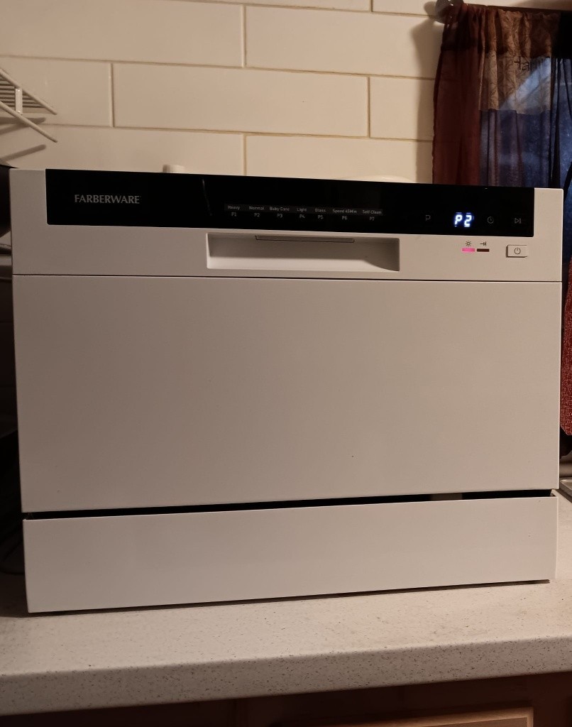 Farberware 6-Piece Countertop Dishwasher - White (FCD06ABBWHA)