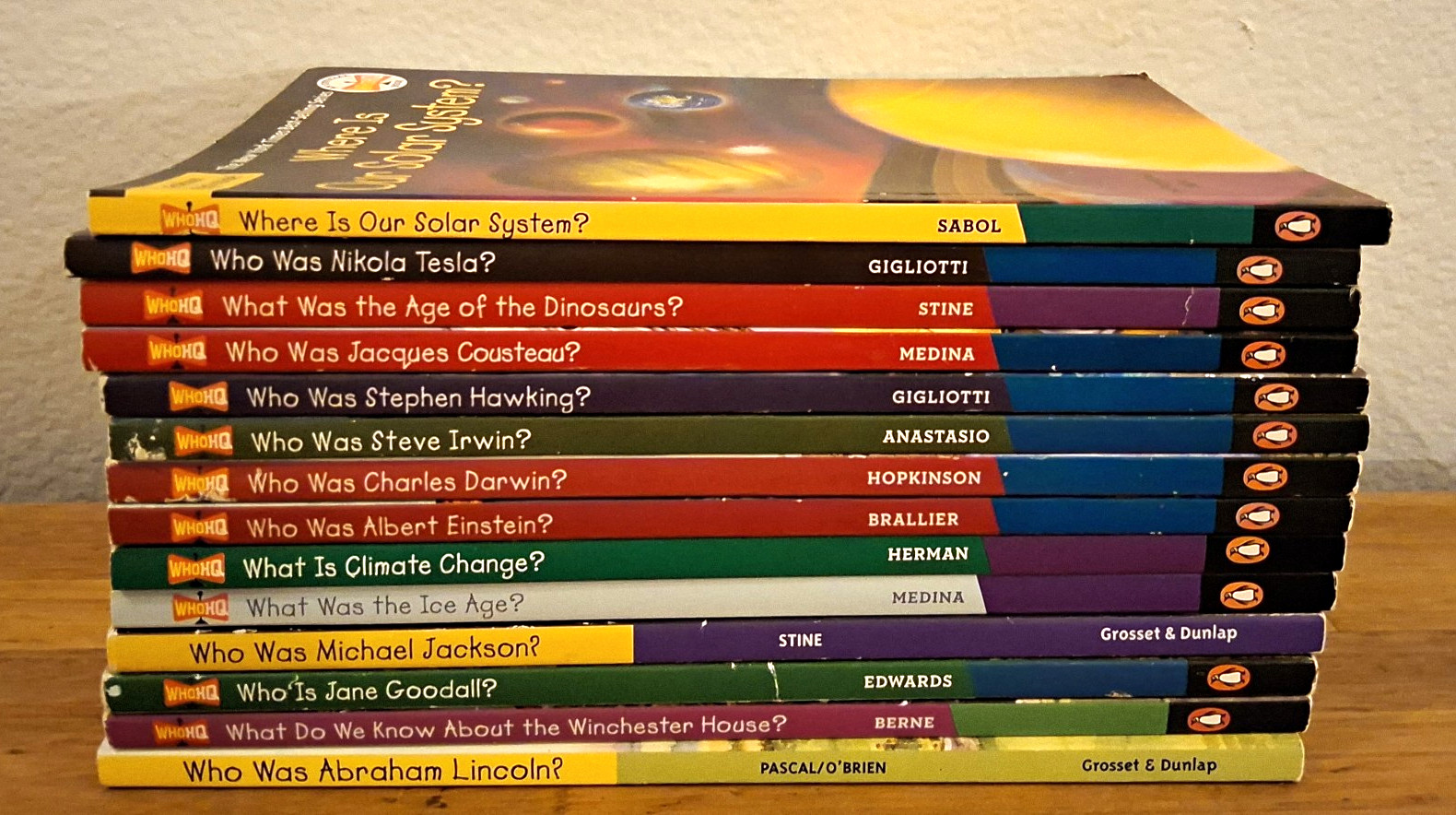 Who HQ Who Was/What Was Book Lot of 14 Paperbacks Ages 9-12 Nonfiction Bio Who HQ Who Was/What Was Book Lot of 14 Paperbacks Ages 9-12 Nonfiction Bio
