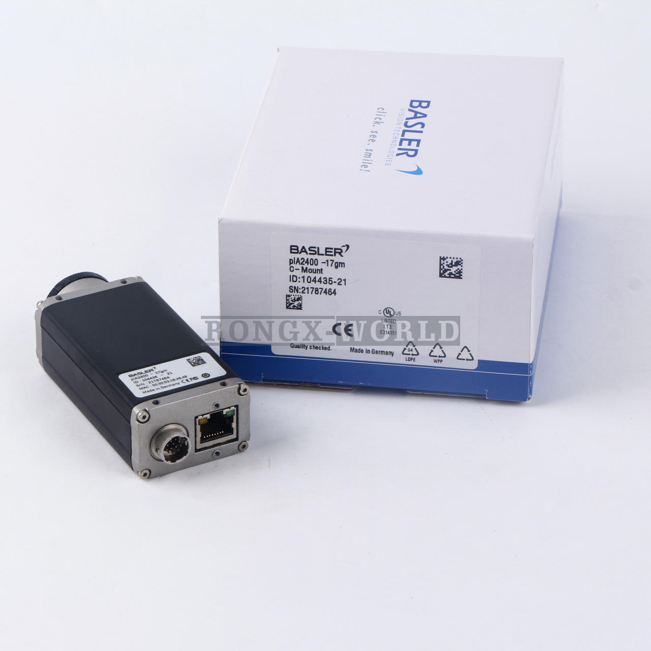 ONE BASLER Industrial Camera PIA2400-17gm NEW Fast delivery