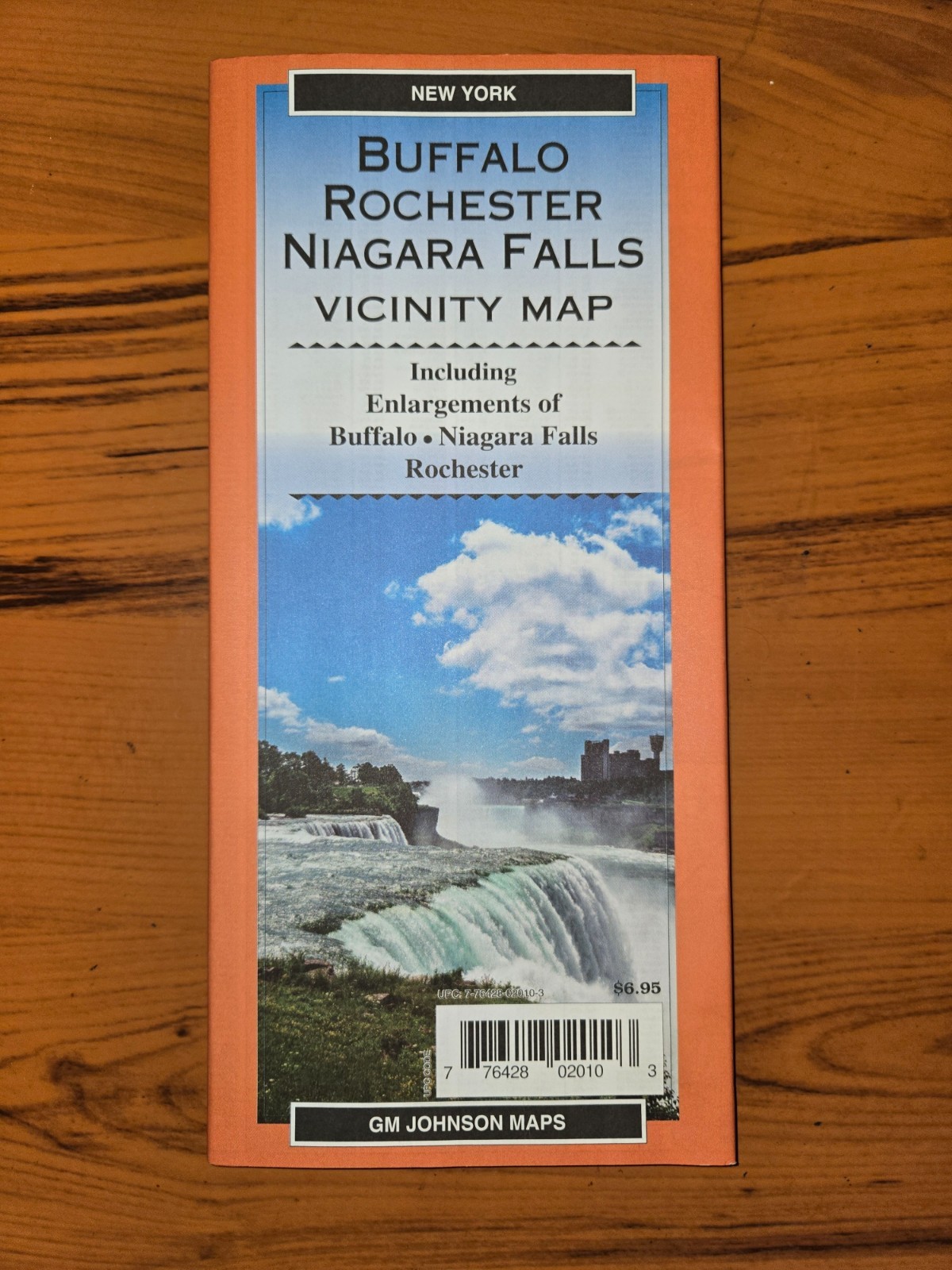 BUFFALO ROCHESTER NIAGARA FALLS NY CITY VICINITY  SERIES ROAD TOUR MAP NEW 2021