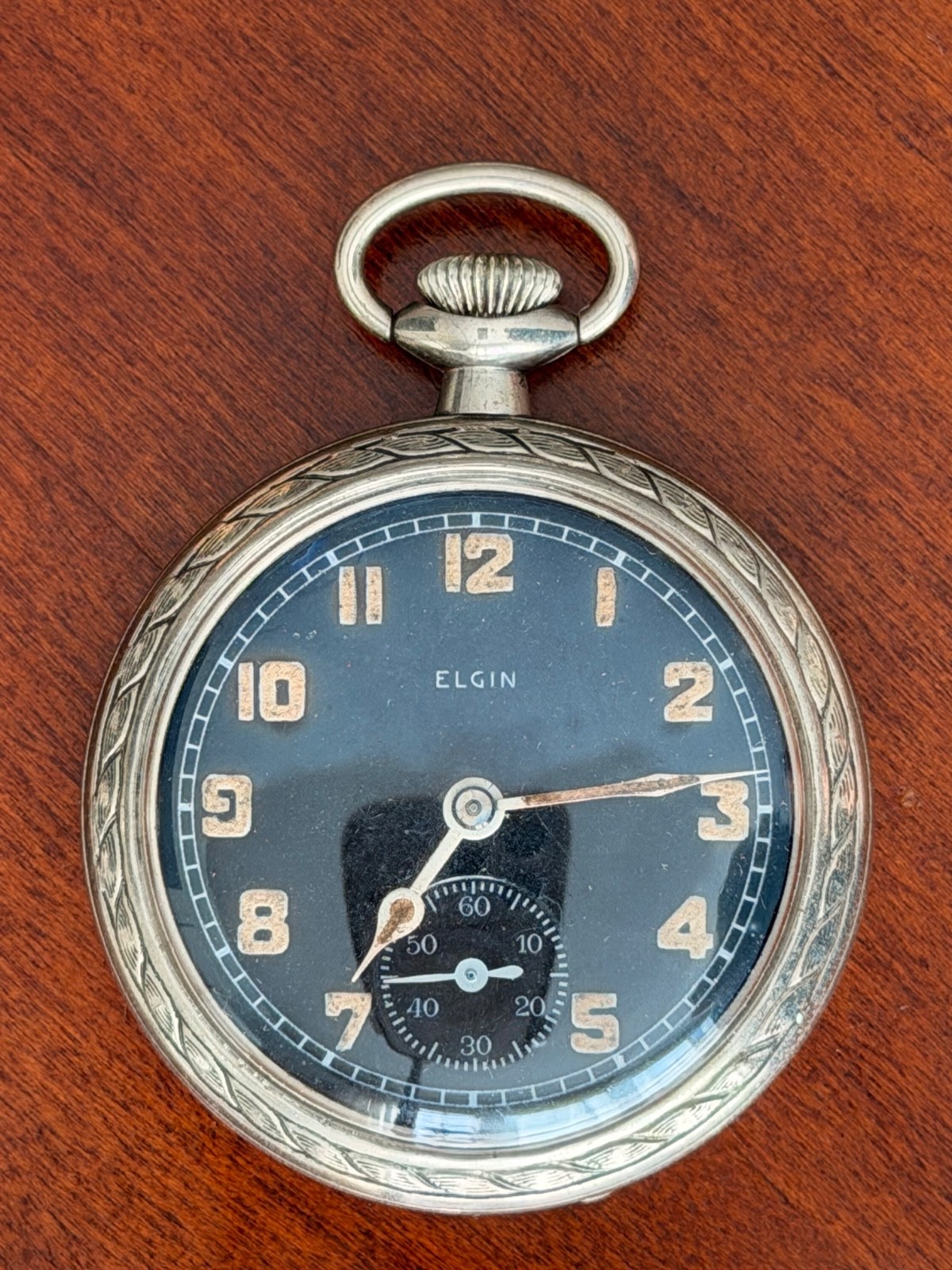 Elgin Grade 291 - WWII OFFICIALLY ISSUED POCKET WATCH TO BRITISH COMMONWEALTH