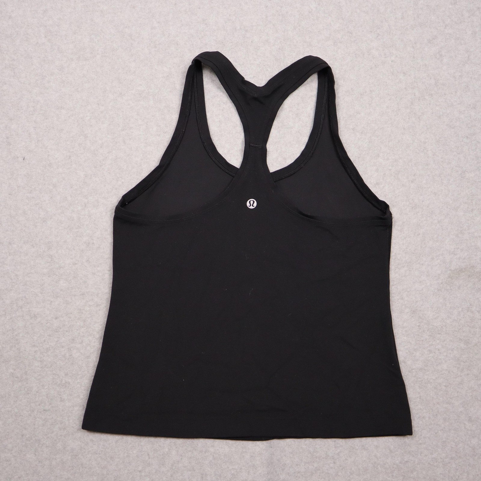 Lululemon Tank Top Womens 6 Black Scoop Neck Racerback Athletic Yoga Gym Workout Lululemon Tank Top Womens 6 Black Scoop Neck Racerback Athletic Yoga Gym Workout