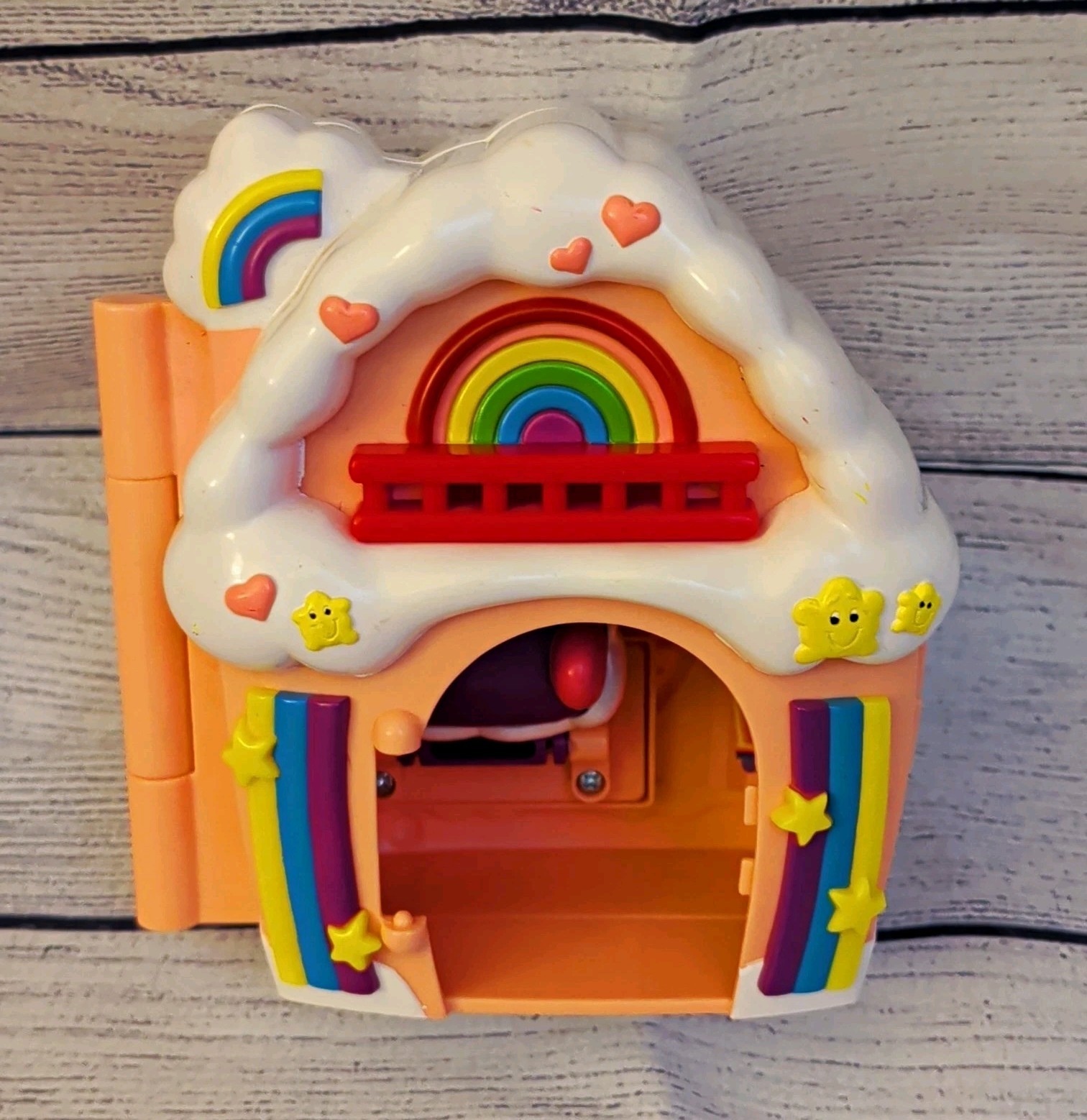 Vintage 2003 Care Bears Cheer Bear Care-a-Lot House playset by Play Along Toys Vintage 2003 Care Bears Cheer Bear Care-a-Lot House playset by Play Along Toys