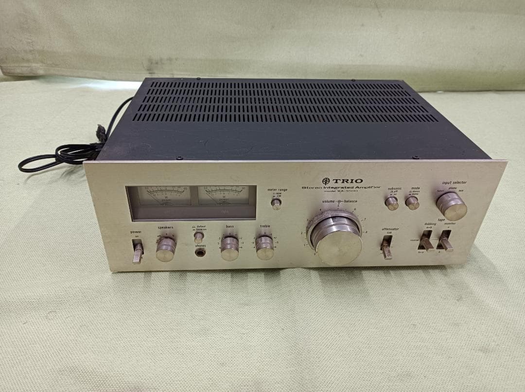 TRIO Kenwood KA-5500 Integrated Stereo Amplifier VU Meter Tested Japan TRIO Kenwood KA-5500 Integrated Stereo Amplifier VU Meter Tested Japan