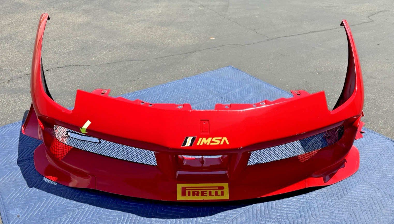 2017 Ferrari 488 Challenge Carbon Fiber CF Front Bumper Cover Race Aero OEM SD