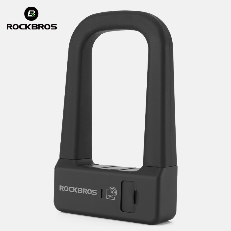 ROCKBROS Smart Bike Lock NFC Card U-Lock Bike Lock Motorcycle Lock Anti Theft