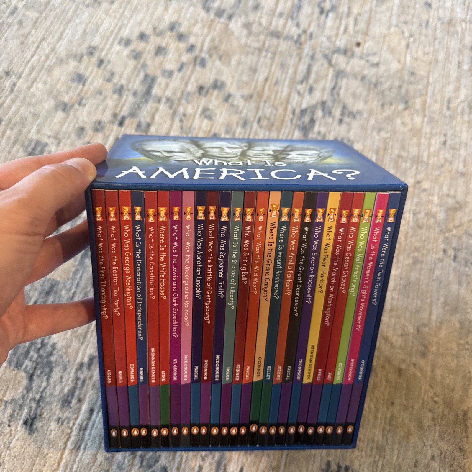 Who Was? and What Is? America Collection Boxed Set 25 books with box Who Was? and What Is? America Collection Boxed Set 25 books with box