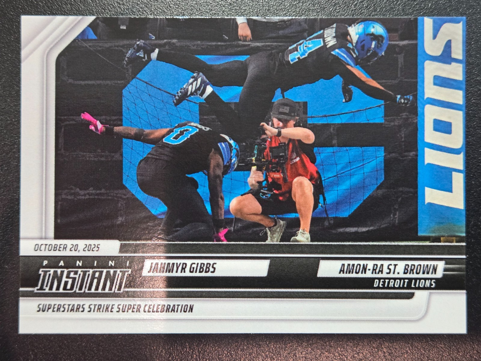 2025 PANINI JAHYMR GIBBS AMON-RA ST. BROWN TOUCHDOWN \ 2025 PANINI JAHYMR GIBBS AMON-RA ST. BROWN TOUCHDOWN \