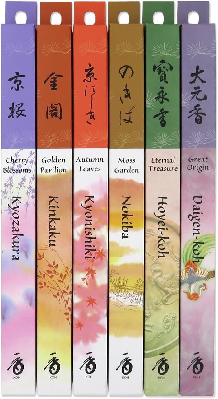 Shoyeido\'s Daily Incense Assortment - 6 Fragrances Shoyeido\'s Daily Incense Assortment - 6 Fragrances