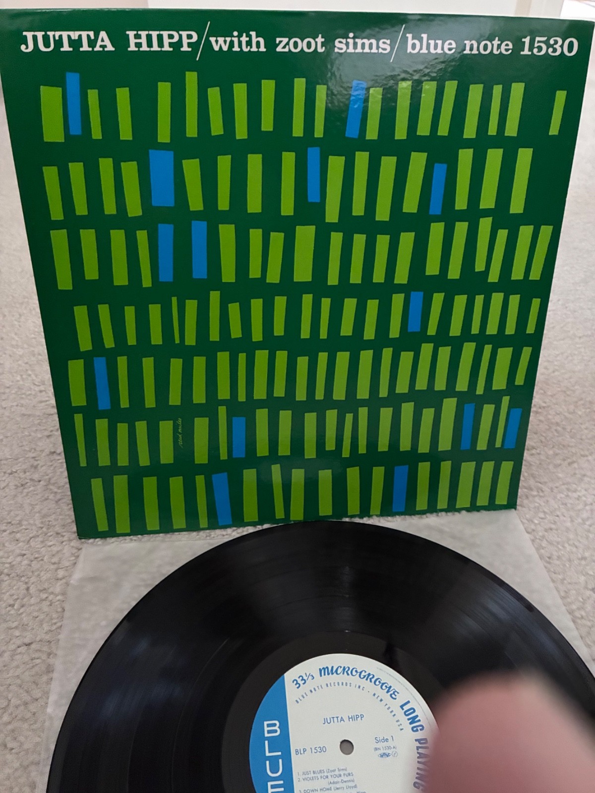 Zutta Hipp - Jutta Hipp With Zoot Sims - 1983 Blue Note BLP-1530 - mono - NICE