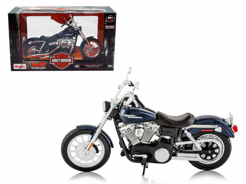 Maisto Harley Davidson 2006 FXDBI Dyna Street Bob Diecast Motorcycle 1:12  