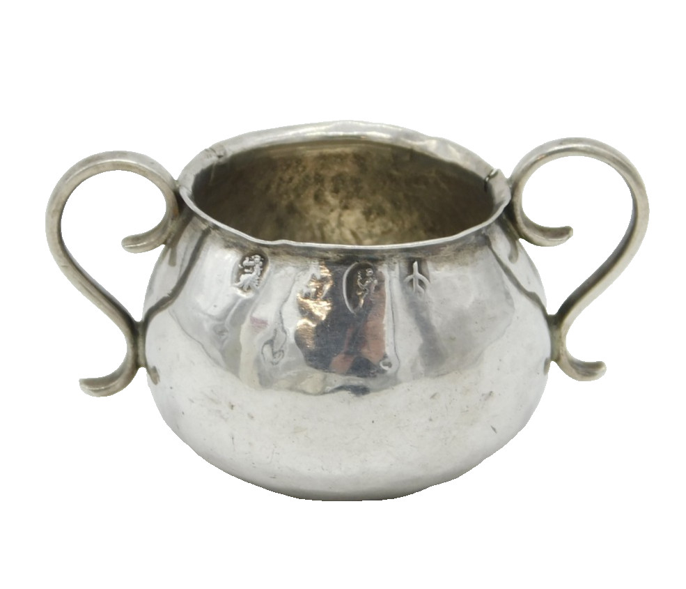 Queen Anne Britannia Standard Silver Miniature Porringer Antique 1709 London