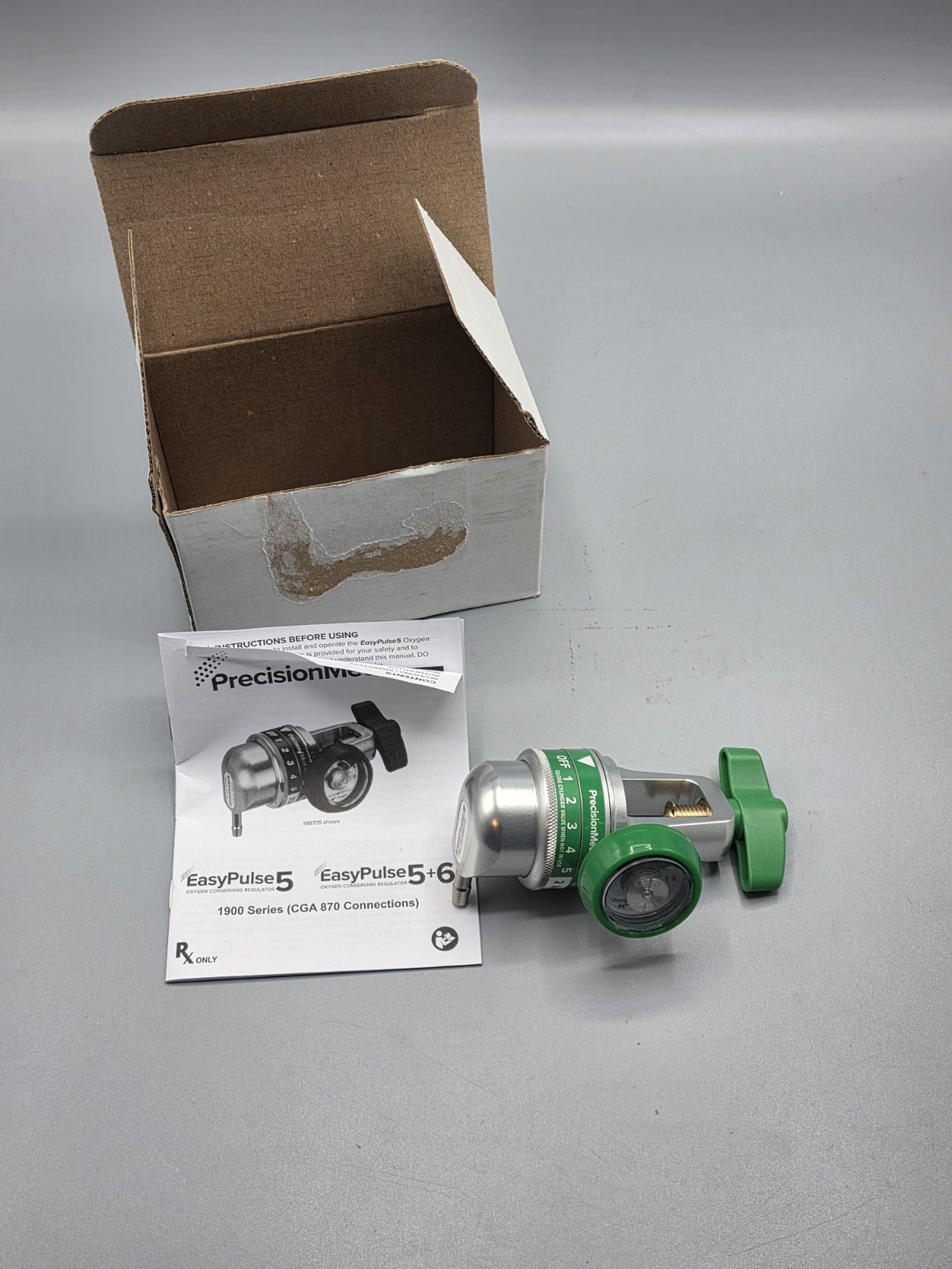 Precision Medical EasyPulse 5 Oxygen Conserving Regulator 1900Series 2 1/MIN New Precision Medical EasyPulse 5 Oxygen Conserving Regulator 1900Series 2 1/MIN New