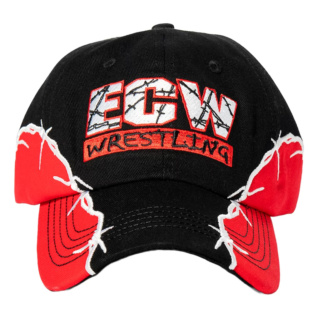 ECW Complex Unisex x WWE Hardcore Adjustable Hat - Black