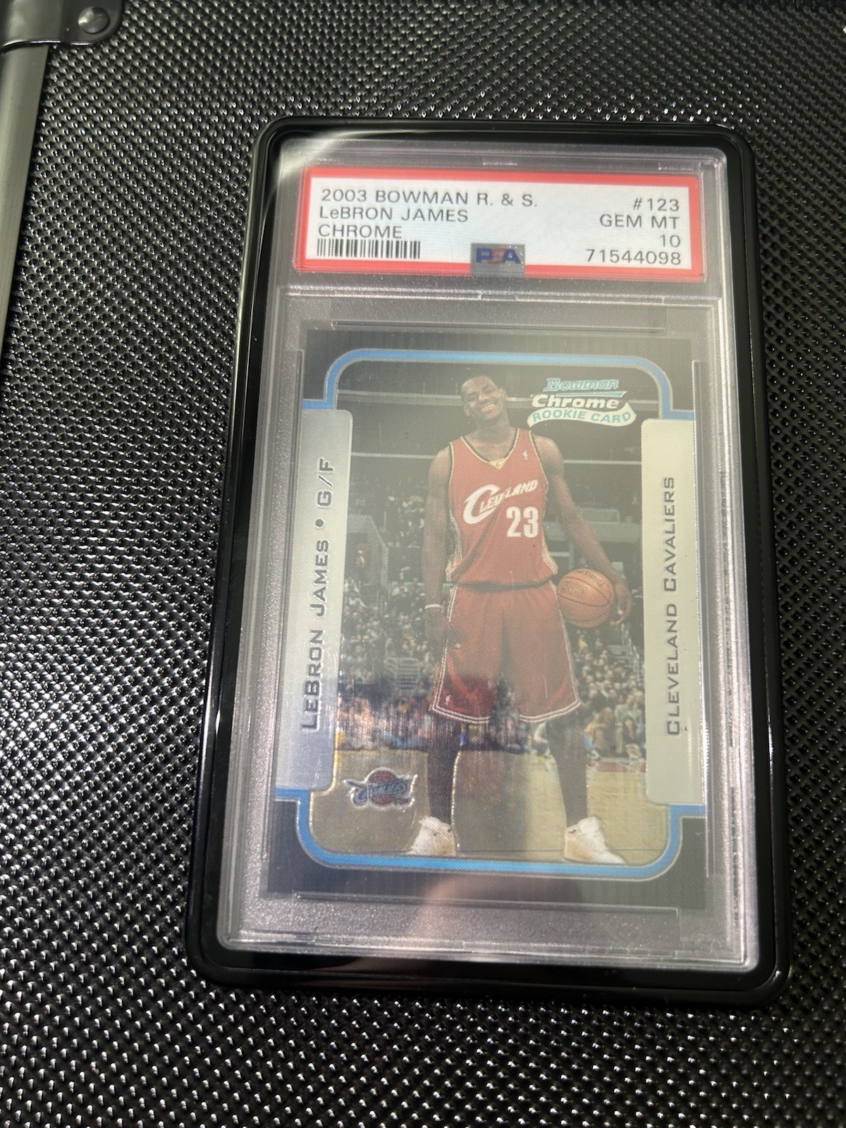 2003-04 Bowman Rookies & Stars Rookies LeBron James #123 Chrome (RC) 2003-04 Bowman Rookies & Stars Rookies LeBron James #123 Chrome (RC)