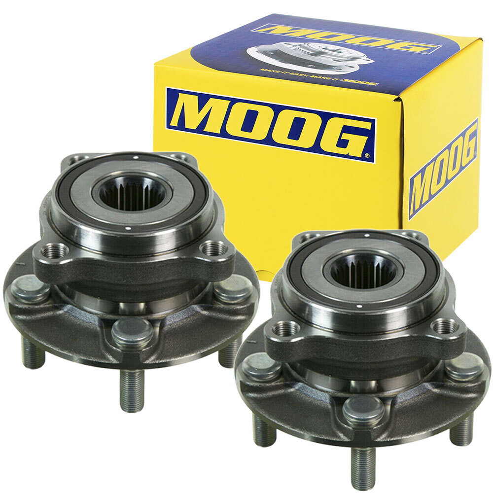 MOOG Pair Front Wheel Hub & Bearing Assembly For 2008- 2013 2014 Subaru Forester