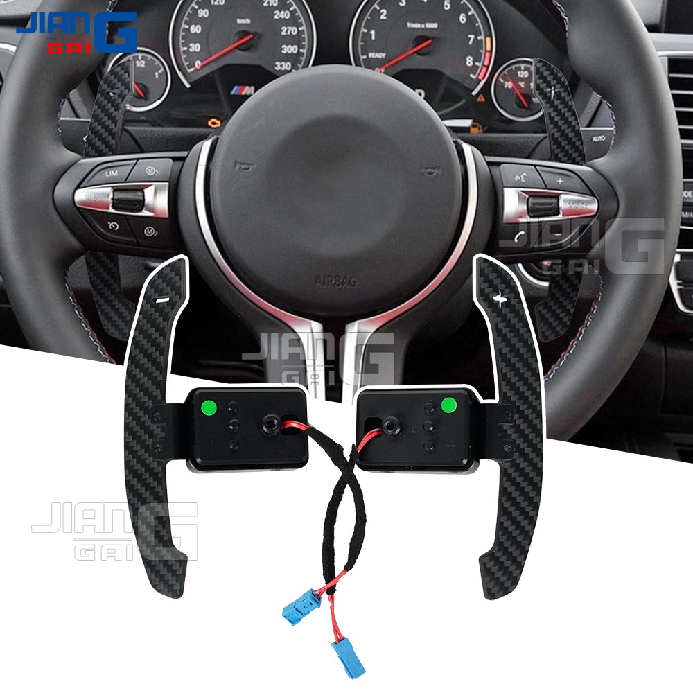 Magnetic Carbon Fiber Paddle Shifter For BMW F10 F11 F30 F80 F82 F87 M3 M4 M5 M6