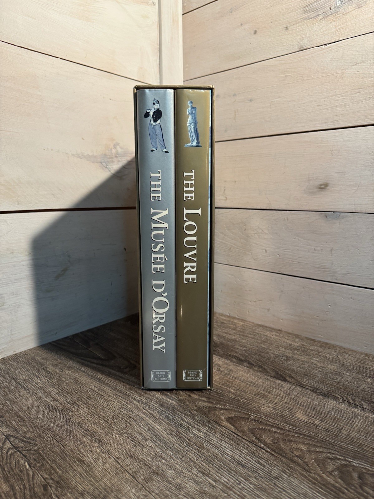 Boxed Set Of 2 Louvre And Musee D’Orsay Coffee Table Books Beaux Arts Warren