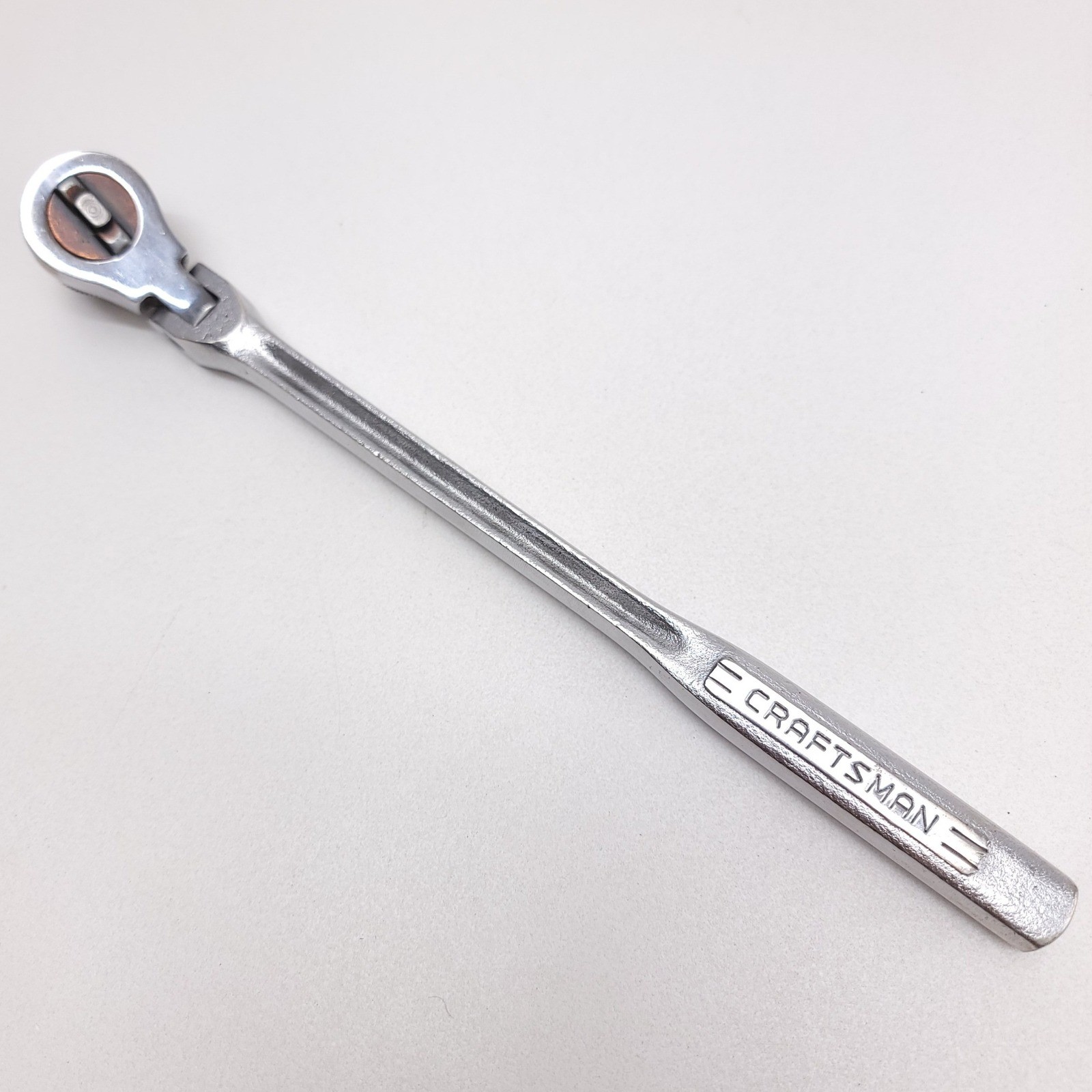 Vintage Craftsman V Series 3/8 Drive Round Head Flex Ratchet 42792 (RHFT) USA