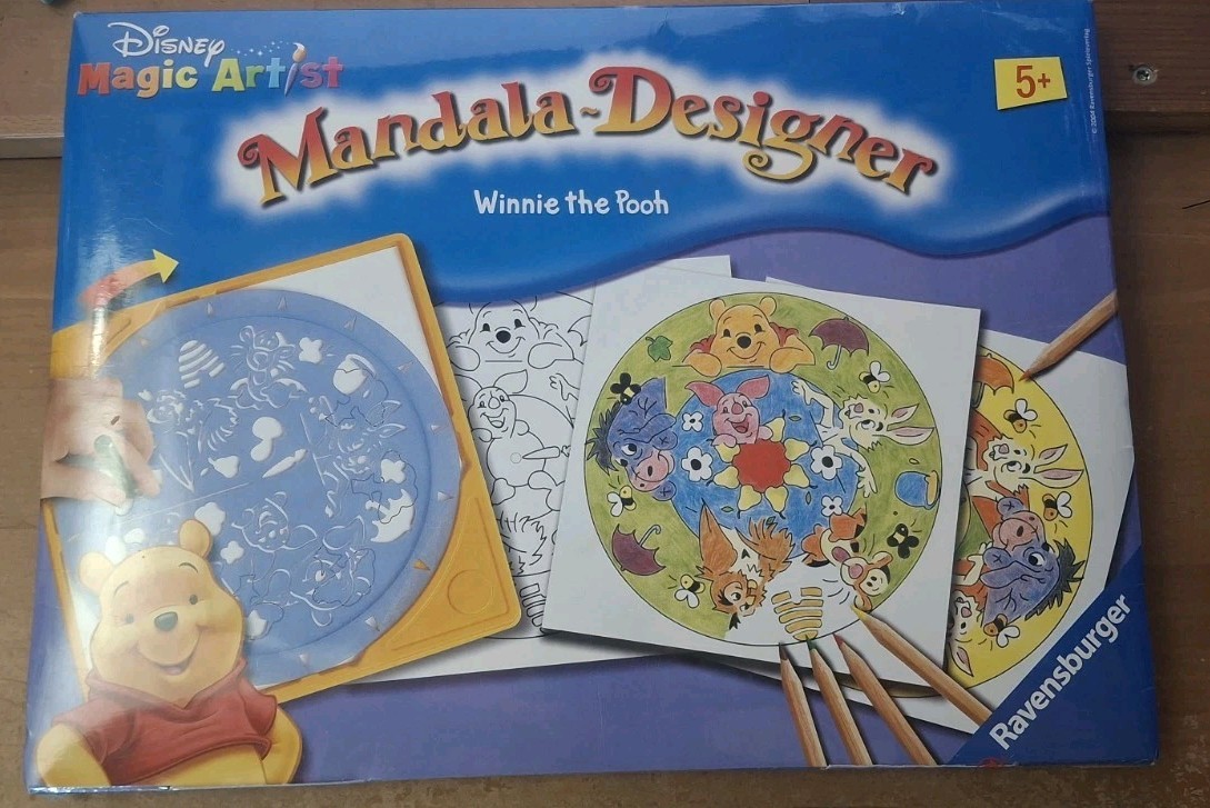 Ravensburger Mandala Designer Winnie The Pooh Disney Factory Sealed Ships Free Ravensburger Mandala Designer Winnie The Pooh Disney Factory Sealed Ships Free