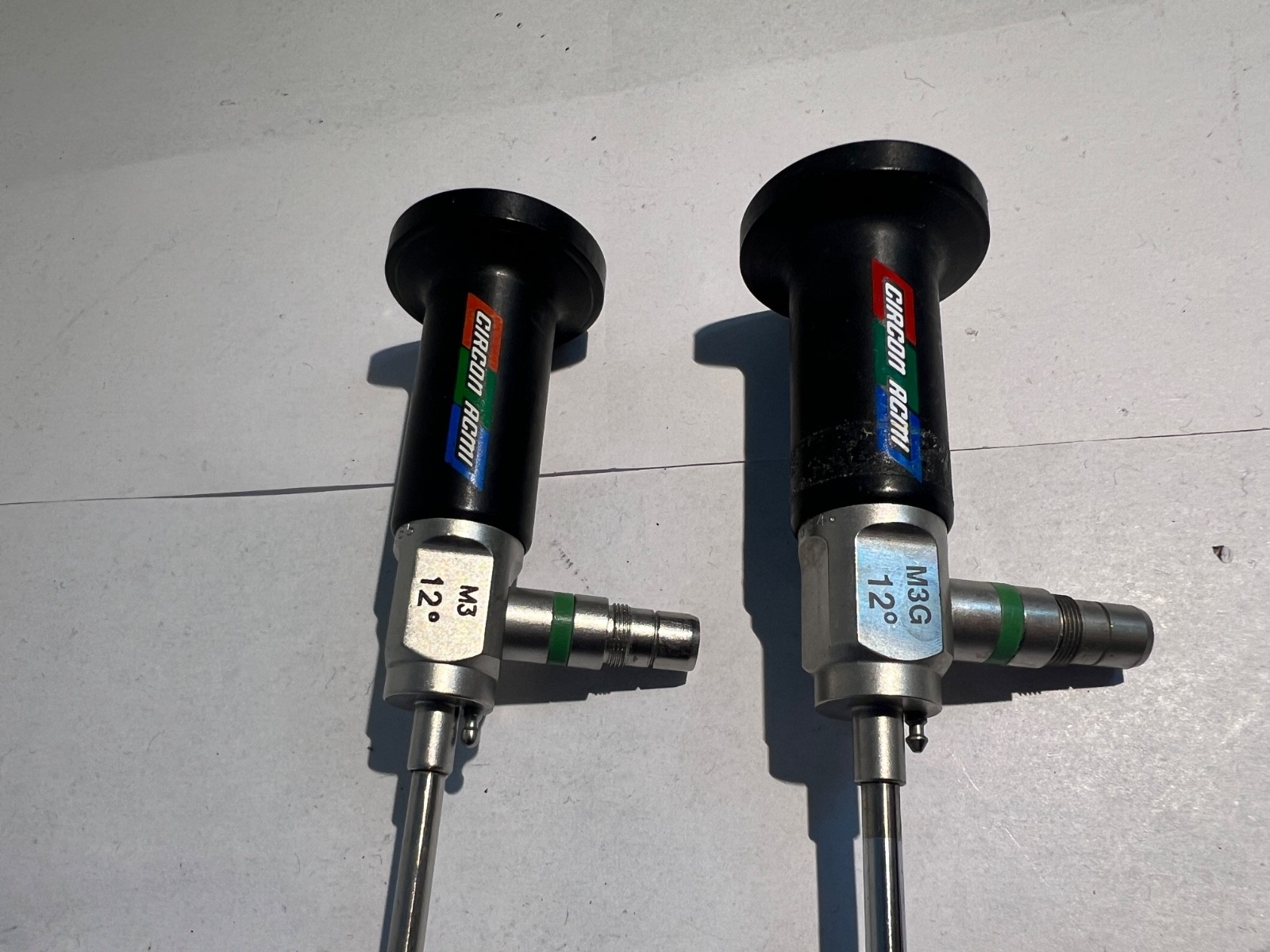 Lot of 2 Circon ACMI USA  (1) M3 12° + (1) M3G 12° Rigid Scopes