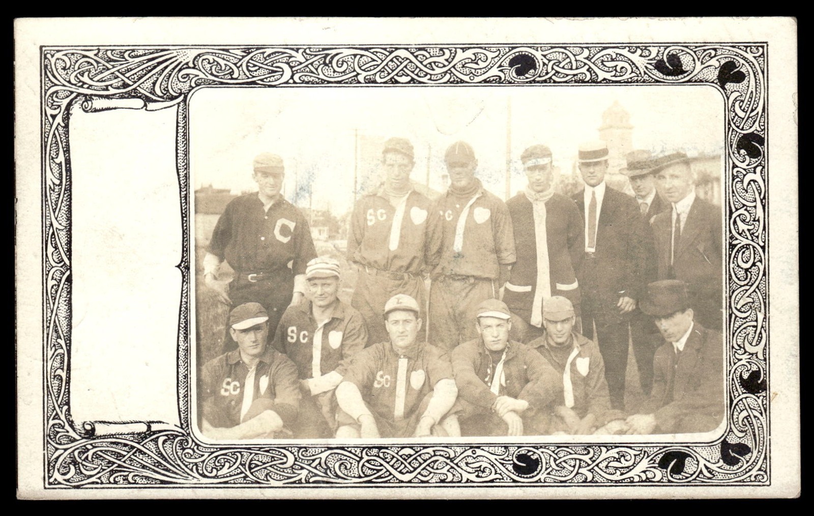 c1910 Baseball Team Club Winnipeg Canada Postcard Real Photo RPPC Velox *X1486