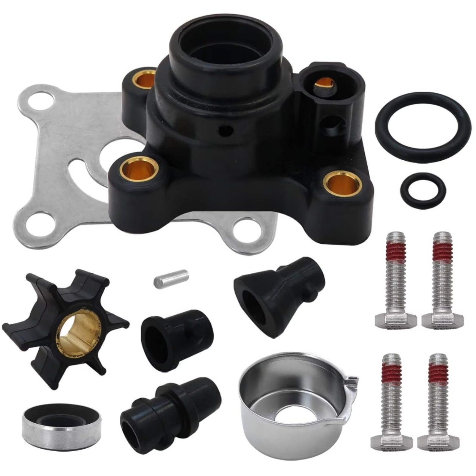 Johnson/Evinrude 394711 0394711 9.9hp & 15hp Impeller Water Pump Repair Kit New Johnson/Evinrude 394711 0394711 9.9hp & 15hp Impeller Water Pump Repair Kit New