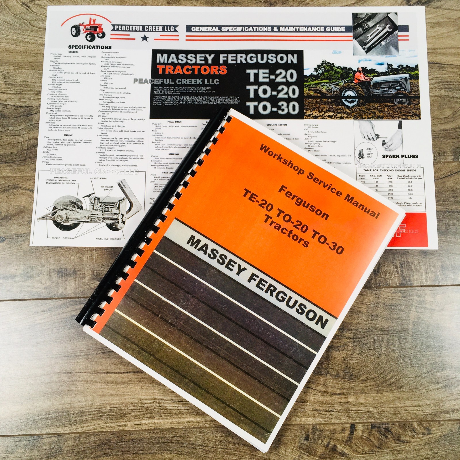 Ferguson To-30 To-20 Te-20 Tractor Service Repair Shop Manual To20 Te20 To30