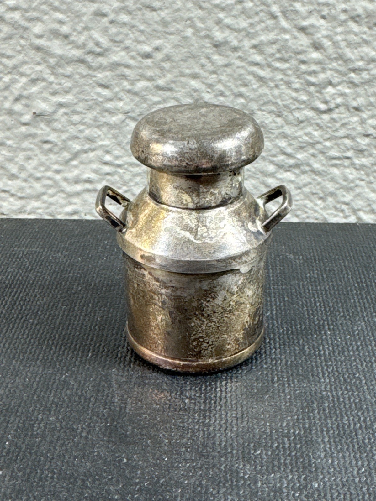 Antique Rare Sterling Miniature figural milk can🔥milk Churn by Wolfgang Schroth Antique Rare Sterling Miniature figural milk can🔥milk Churn by Wolfgang Schroth