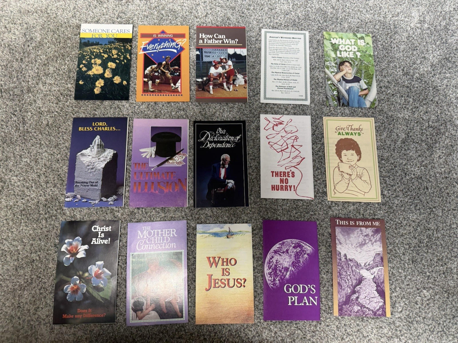 100 Vintage Christian Religious Tracts Evangelism Witness New Old Stock Lot 1 100 Vintage Christian Religious Tracts Evangelism Witness New Old Stock Lot 1