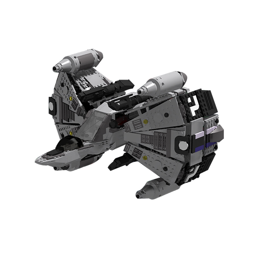 YOUFOY Star Fighter Ship Model 1228 Pieces Building Kit Set for Collection