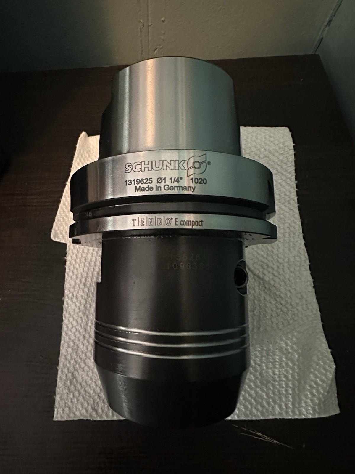 SCHUNK TENDO EC HSK-A100 1-1/4” x 100 Hydraulic Tool Holder 1562846 NEW