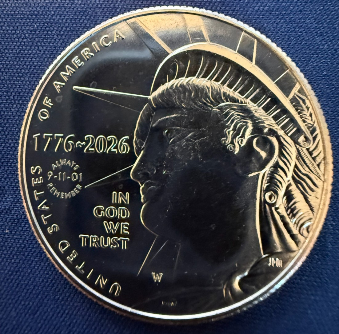 2026-W Enduring Liberty Half Dollar – “Always Remember 9-11-01” Privy – Unc