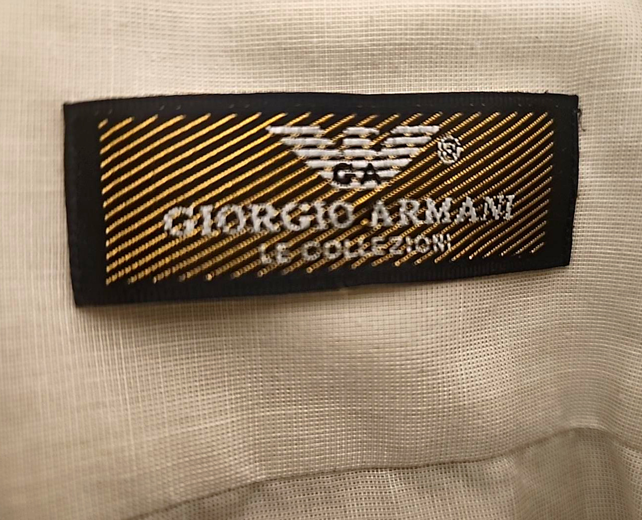 title: Vintage Giorgio Armani Le Collezioni 100% Cotton White Long Sleeve Shirt title: Vintage Giorgio Armani Le Collezioni 100% Cotton White Long Sleeve Shirt