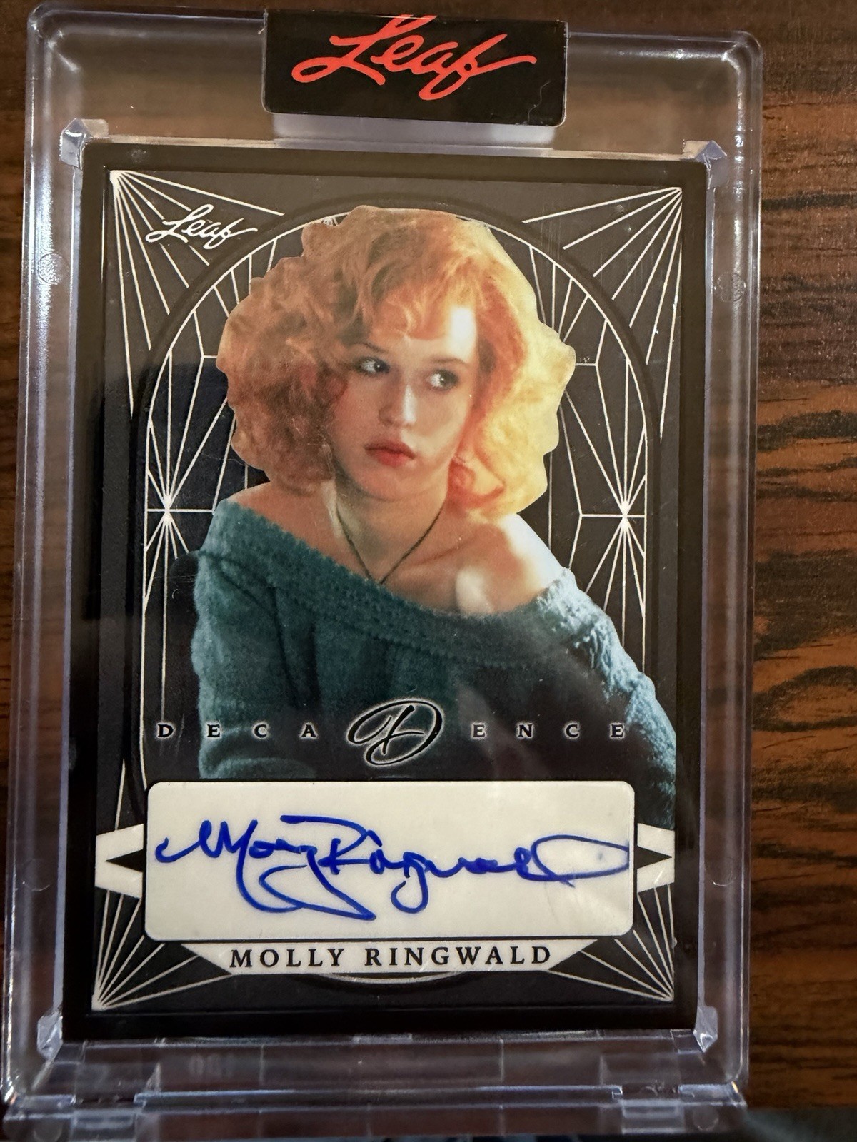 Molly Ringwald 2023 Leaf Decadence Pop Century Autograph Signature Black /7 Molly Ringwald 2023 Leaf Decadence Pop Century Autograph Signature Black /7