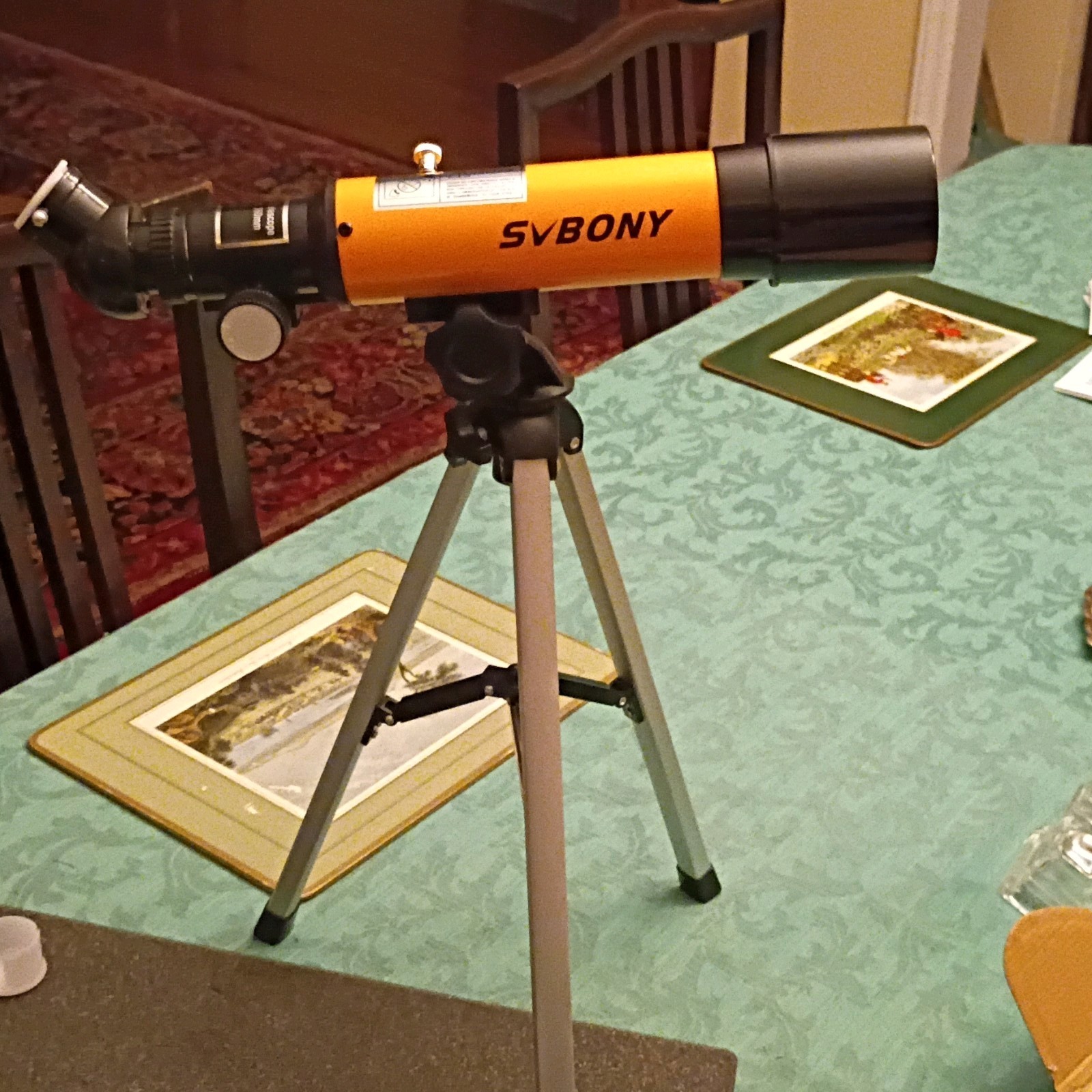 SVBONY F9350A 50mm Refractor Telescope Fully Coated Altazimuth Tripod SVBONY F9350A 50mm Refractor Telescope Fully Coated Altazimuth Tripod